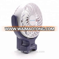 Best Summer Gift Rechargeable Table Fan Mini USB Handy Fan With Led Light